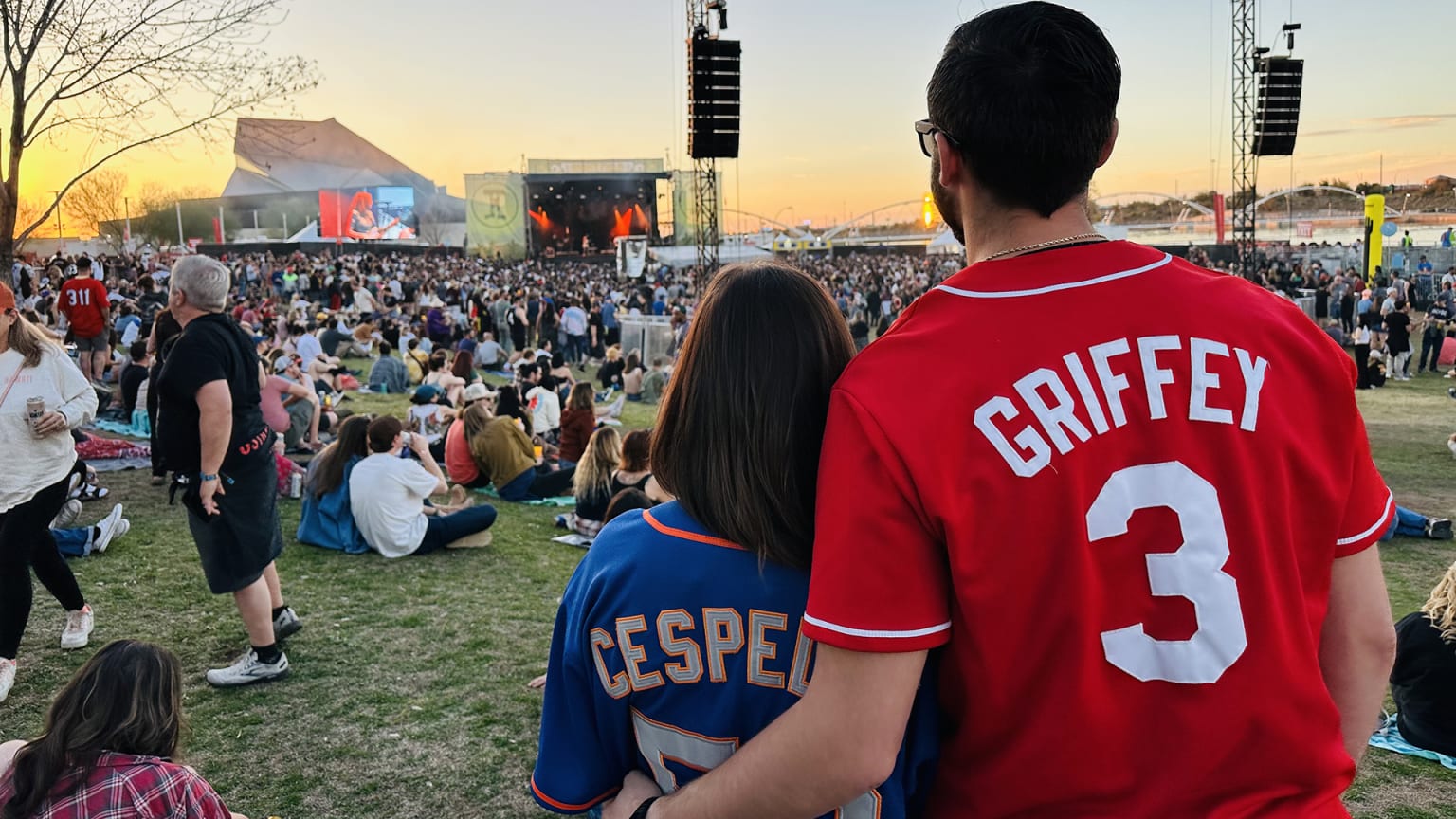 Baseball jerseys abound at the Innings Festival in Arizona