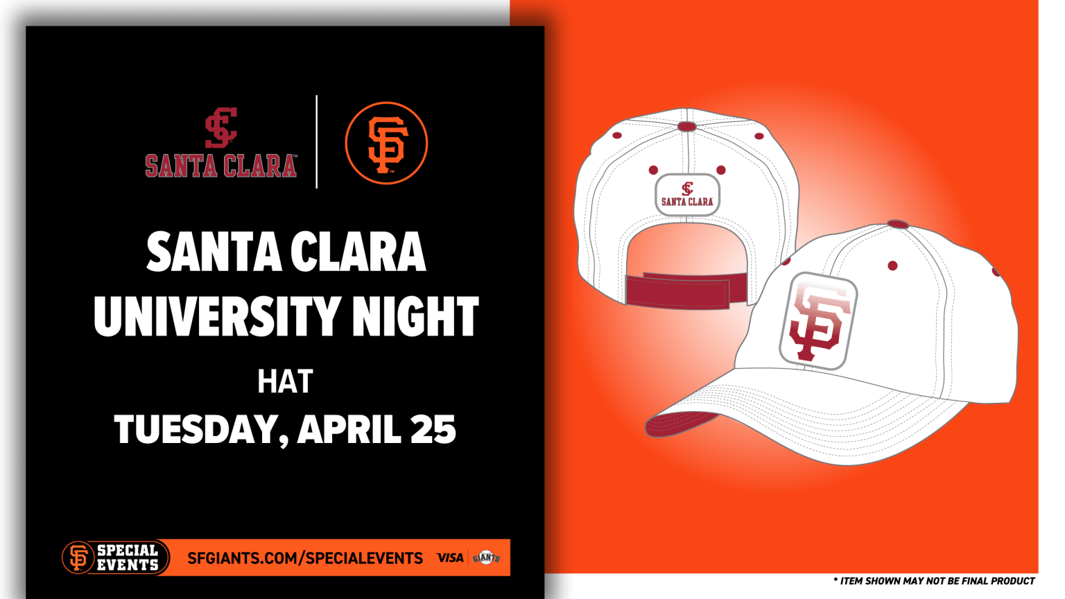 Santa Clara University Hats, Santa Clara University Caps