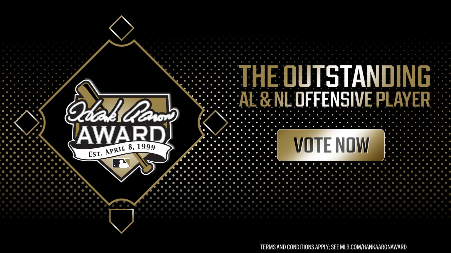 Logo for the Hank Aaron Award