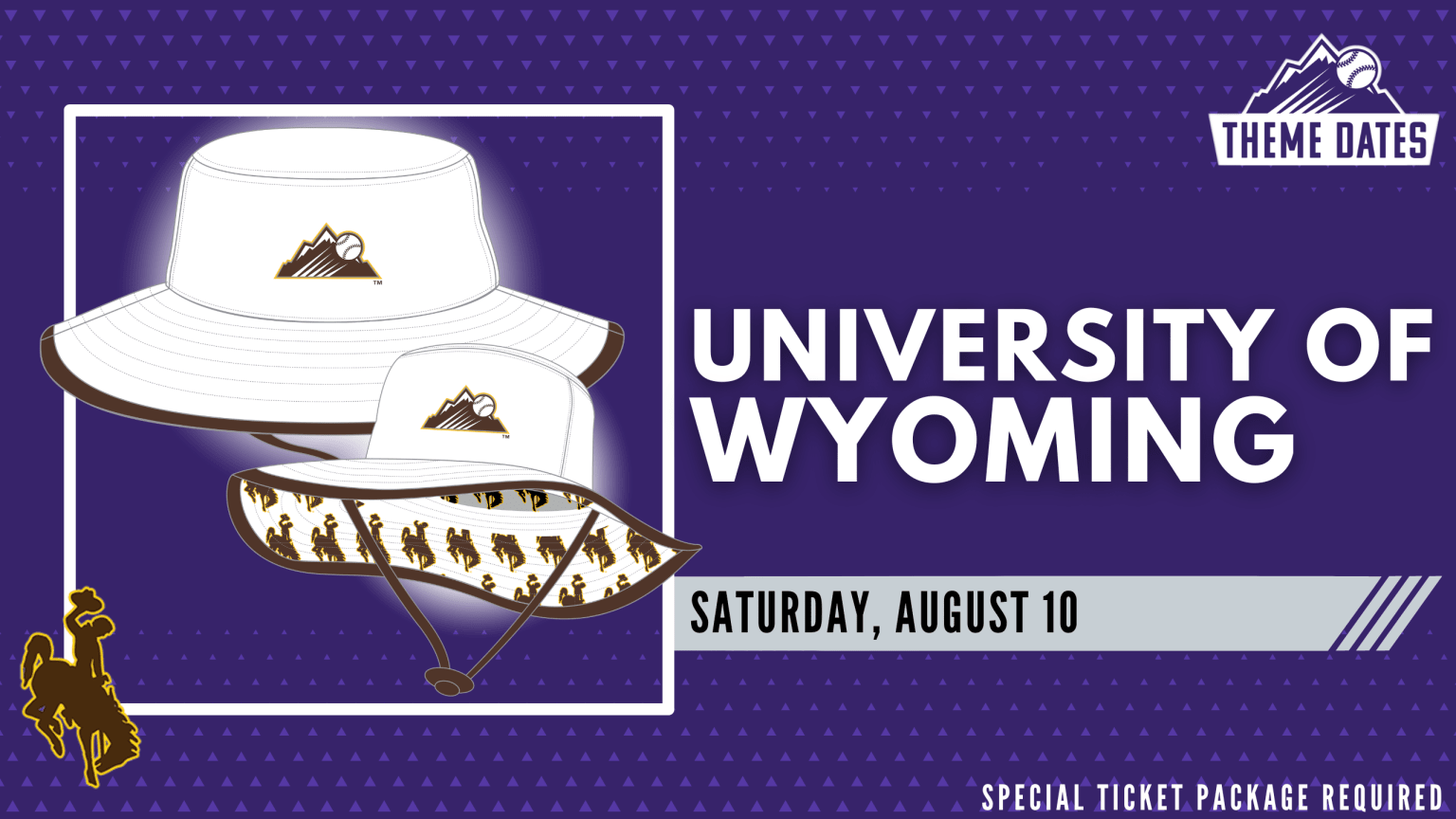 University of Wyoming Ticket Package | Colorado Rockies