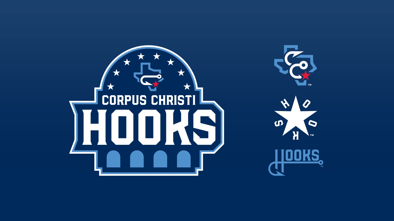 New logos for the Corpus Christi Hooks