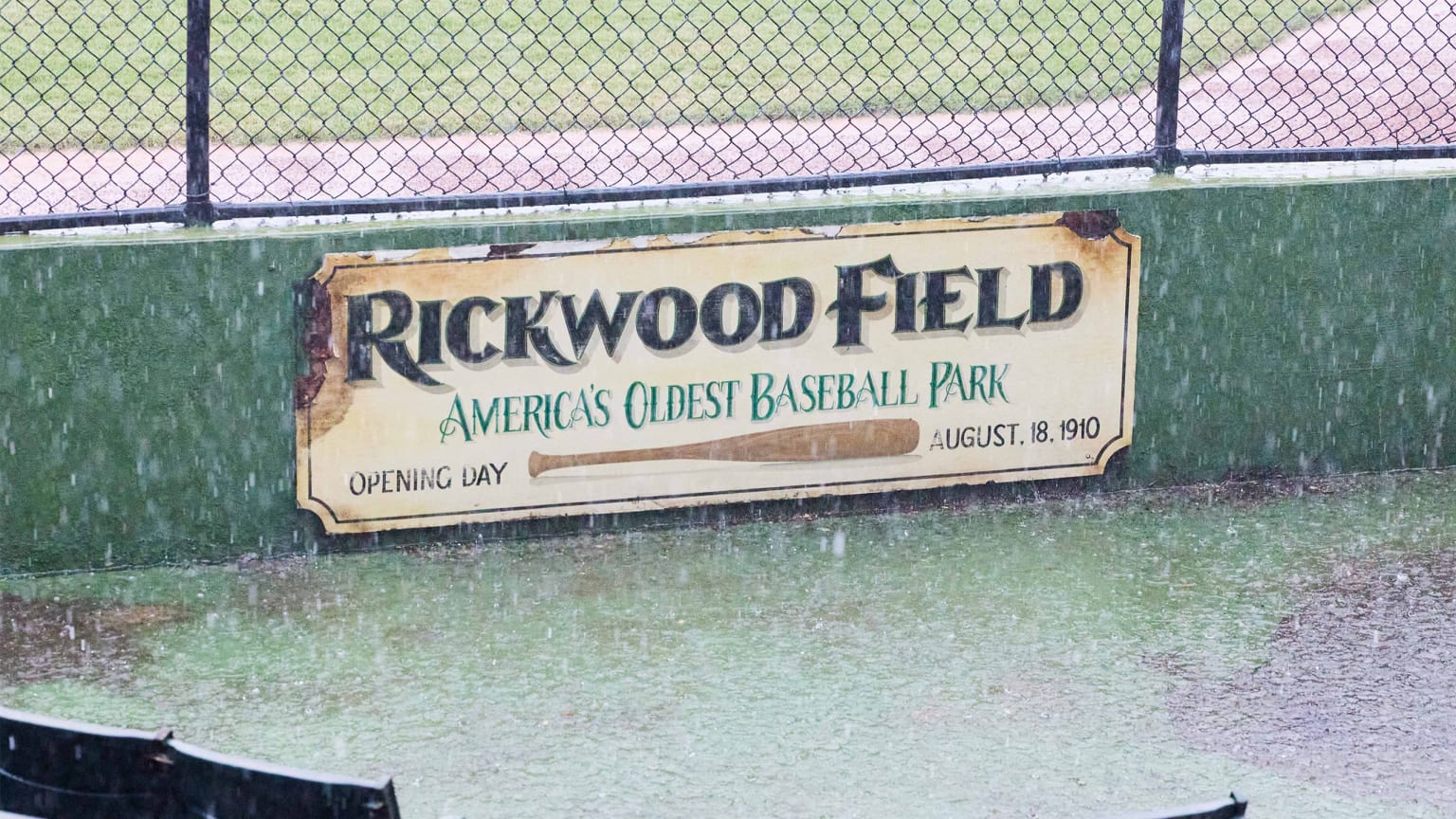 Rickwood Field, America's oldest ballpark, opened in August 1910