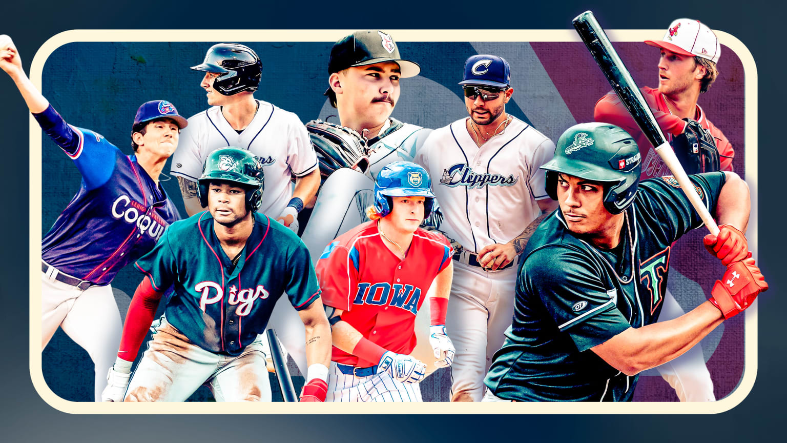 An image of 8 prospects who could be called up this season