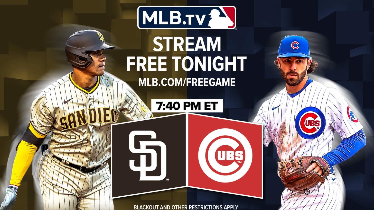Padres face Cubs in Free Game of the Day