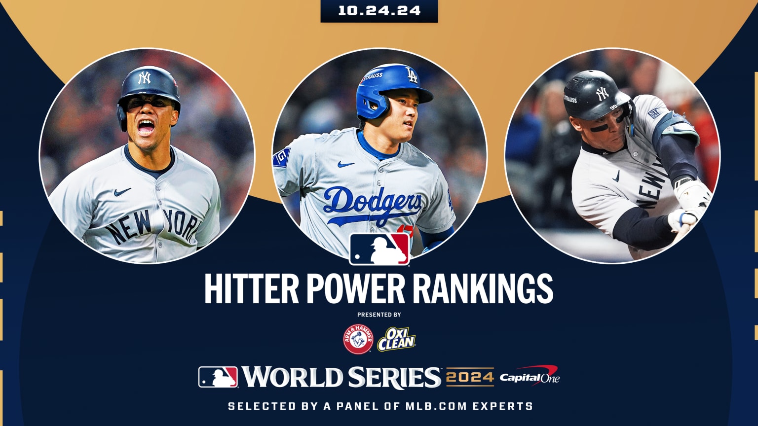 Juan Soto, Shohei Ohtani and Aaron Judge lead the way in the World Series Hitter Power Rankings