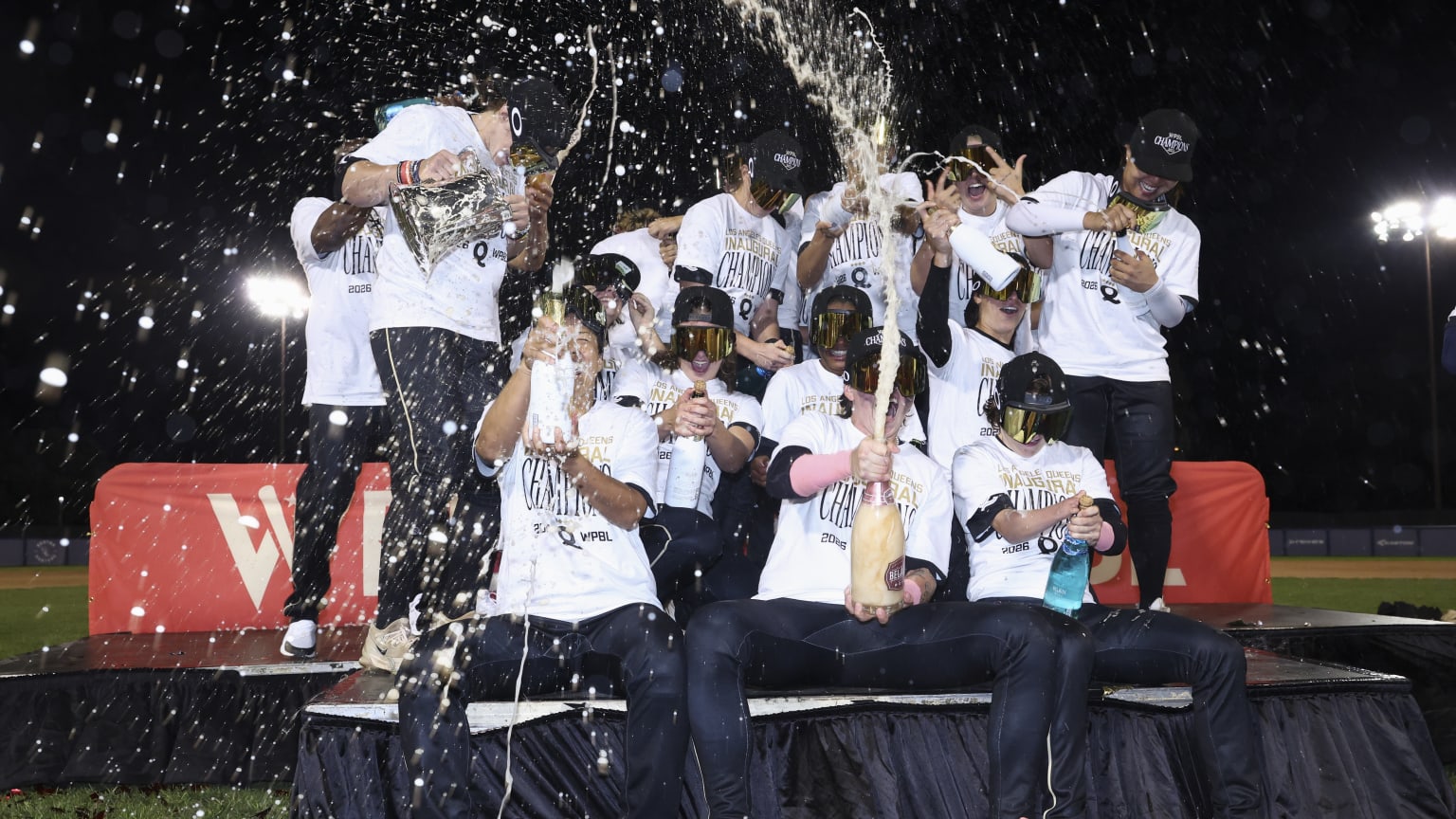 Los Angeles Queens celebrate WPBL championship