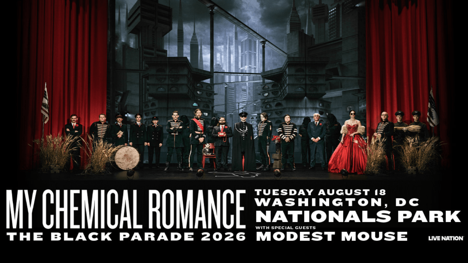 MY CHEMICAL ROMANCE: THE BLACK PARADE 2026 | Washington Nationals