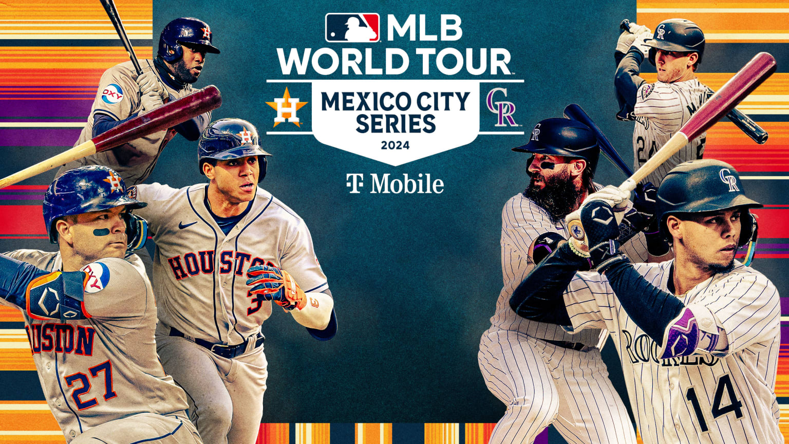 The Astros and Rockies square off in the Mexico City Series this weekend