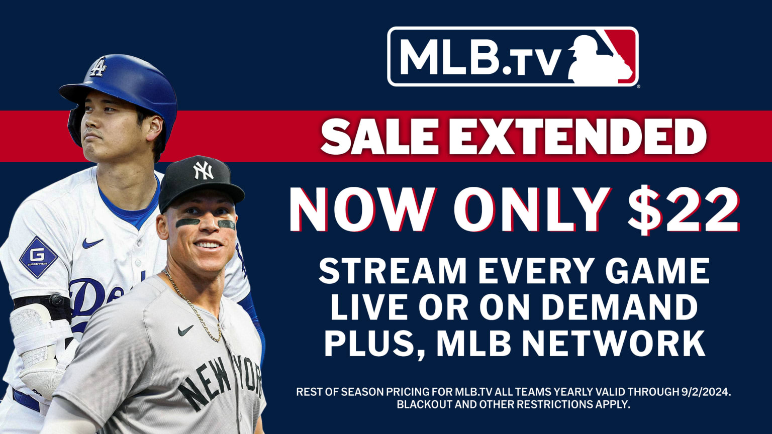 MLB.TV has 22nd Anniversary Sale