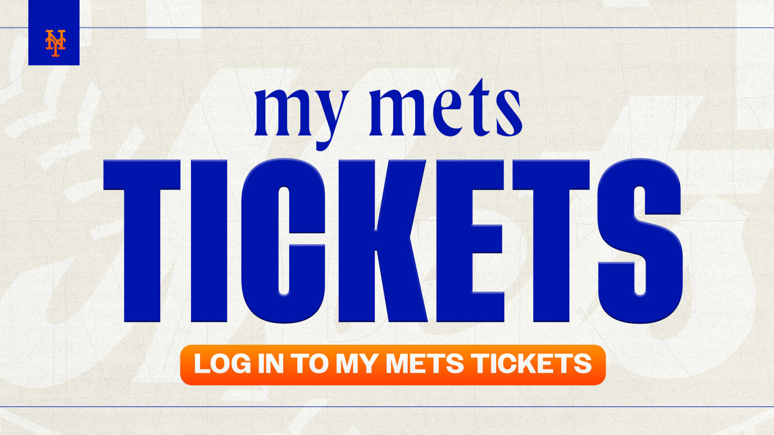 Mets Ticket Information New York Mets