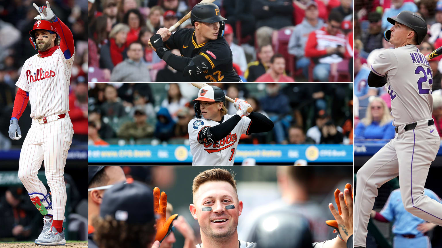 Former No. 1 Draft picks Bryce Harper, Henry Davis, Jackson Holliday, Spencer Torkelson and Mickey Moniak all homered on the same day