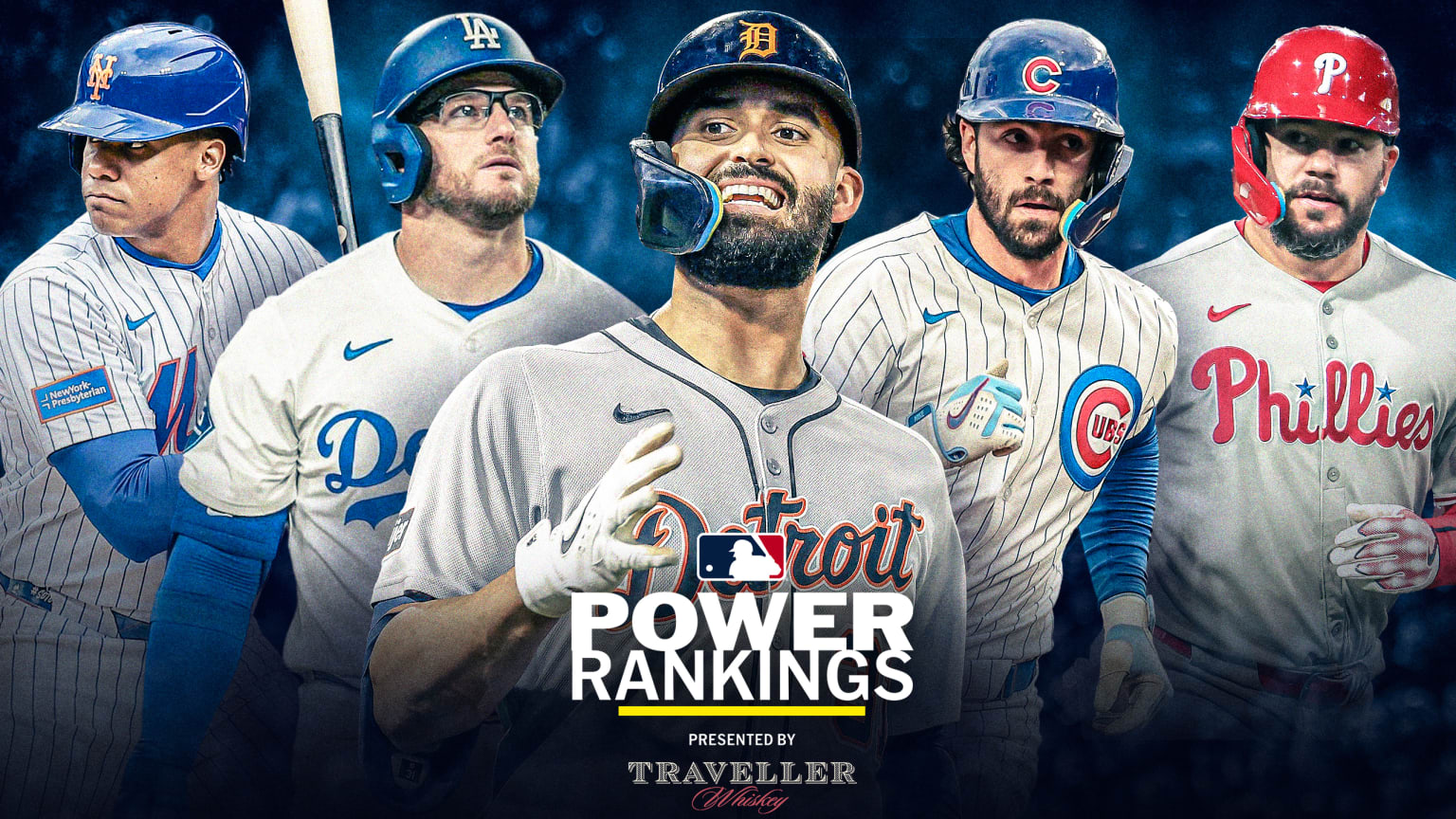 Juan Soto, Max Muncy, Riley Greene, Dansby Swanson and Kyle Schwarber