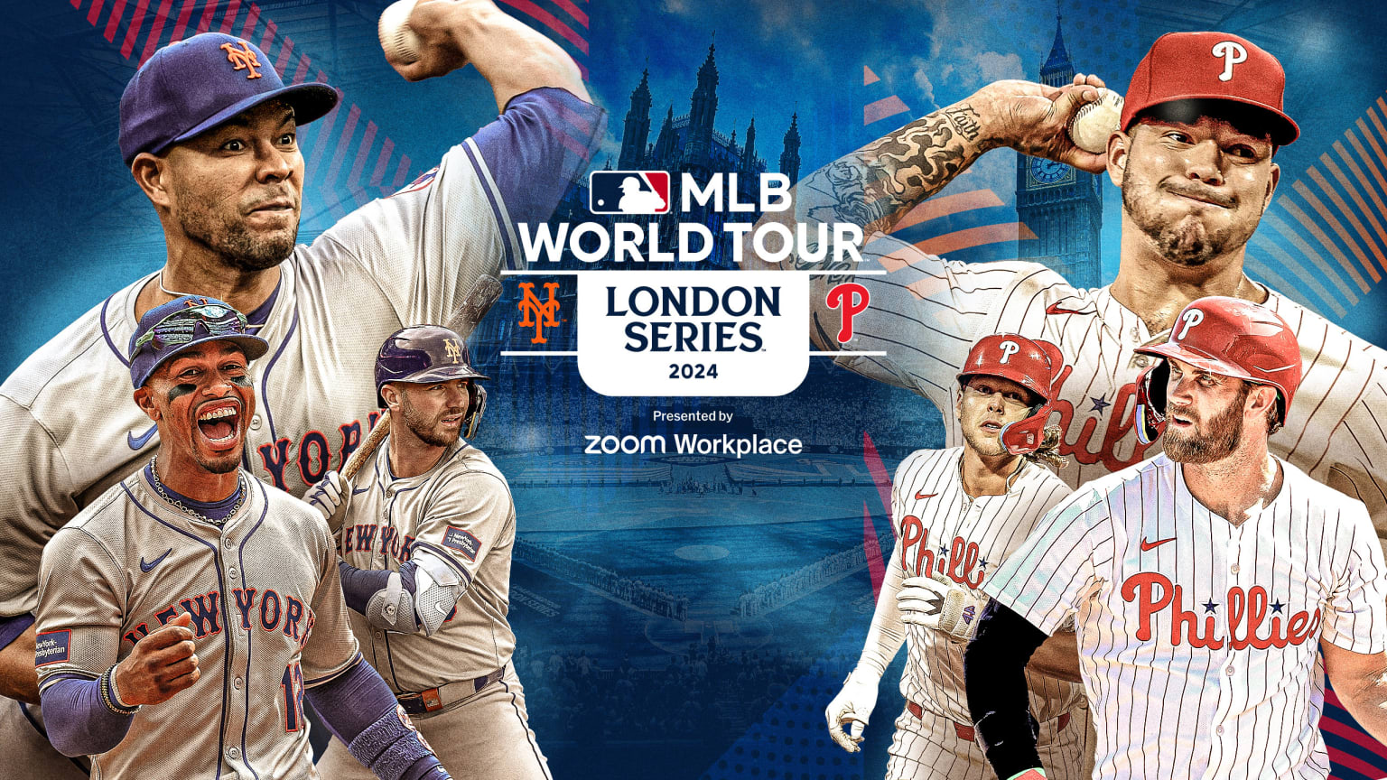 Mets and Phillies play Game 2 of the London Series