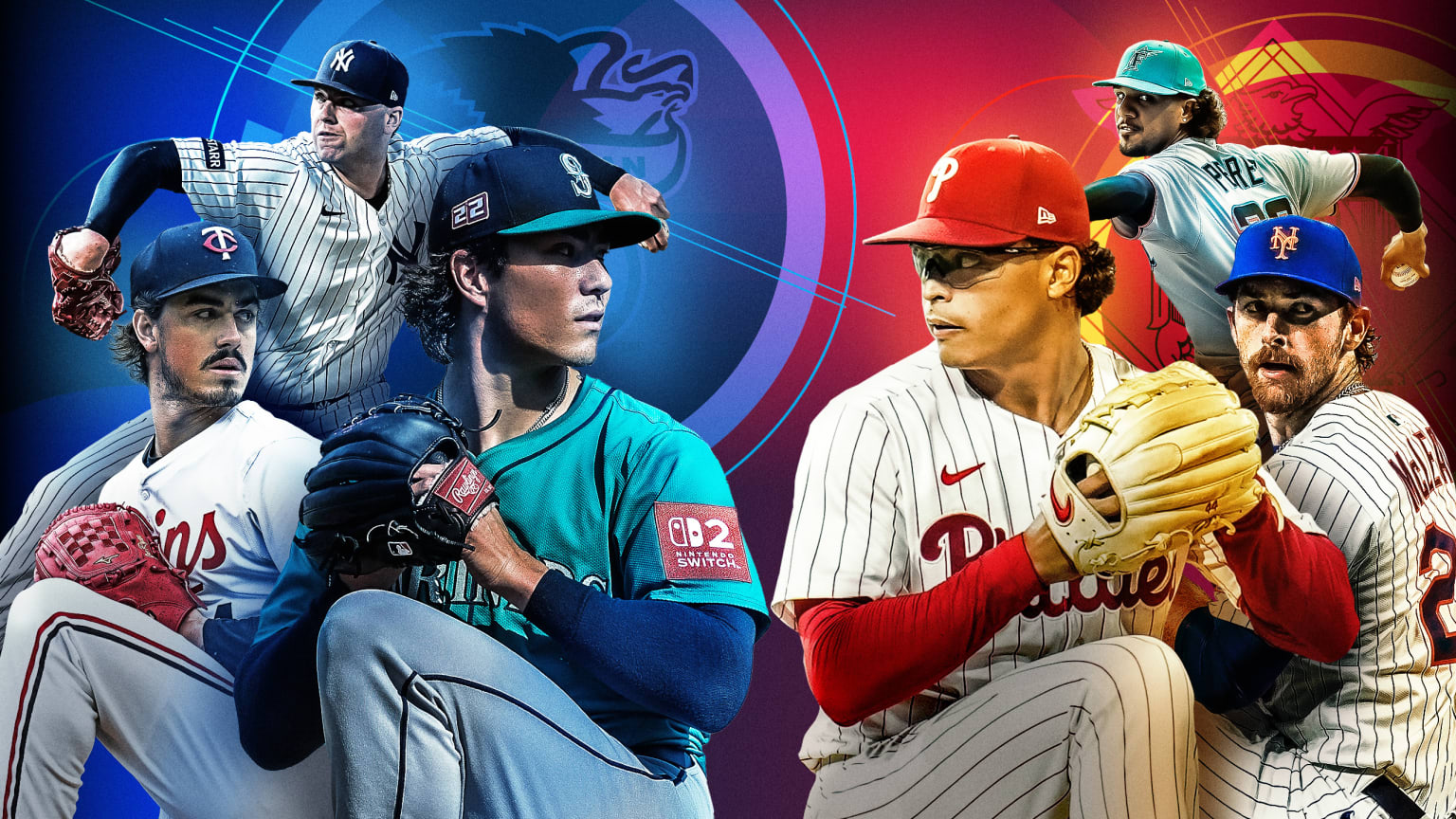 Joe Ryan, Ryan Weathers, Bryan Woo, Jesús Luzardo, Nolan McLean and Eury Pérez