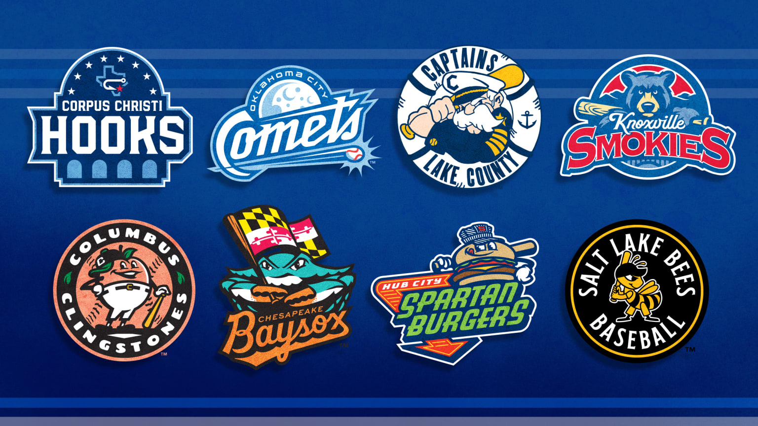 The Baseball Traveler explores Minor League teams' new logos for 2025