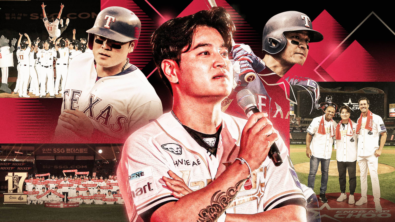 Images of Shin-Soo Choo from throughout his career