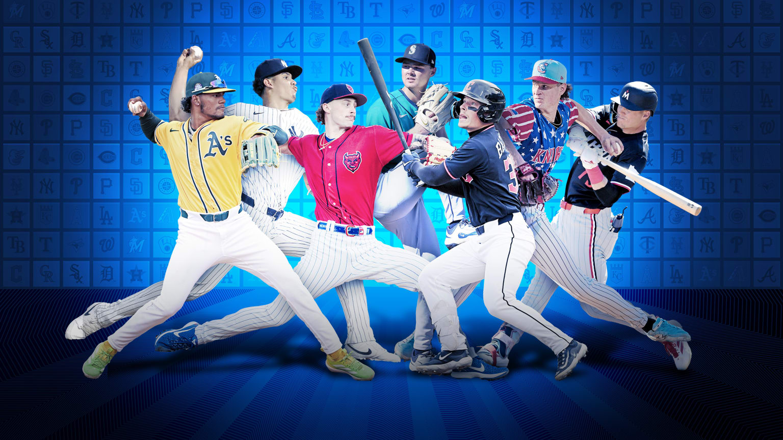 Images of seven top prospects