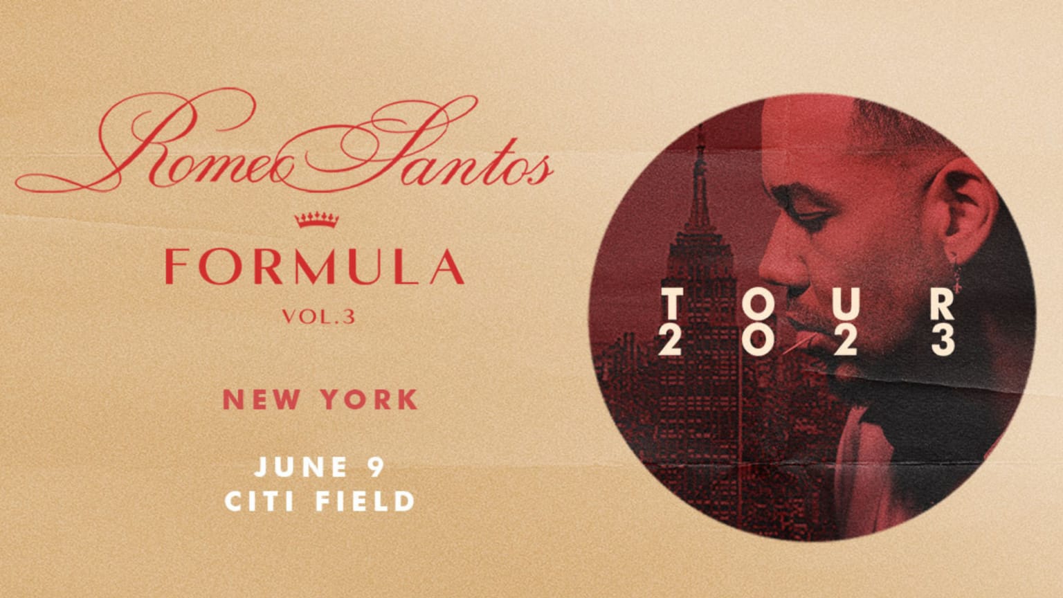 Romeo Santos Formula Vol. 3 Tour New York Mets