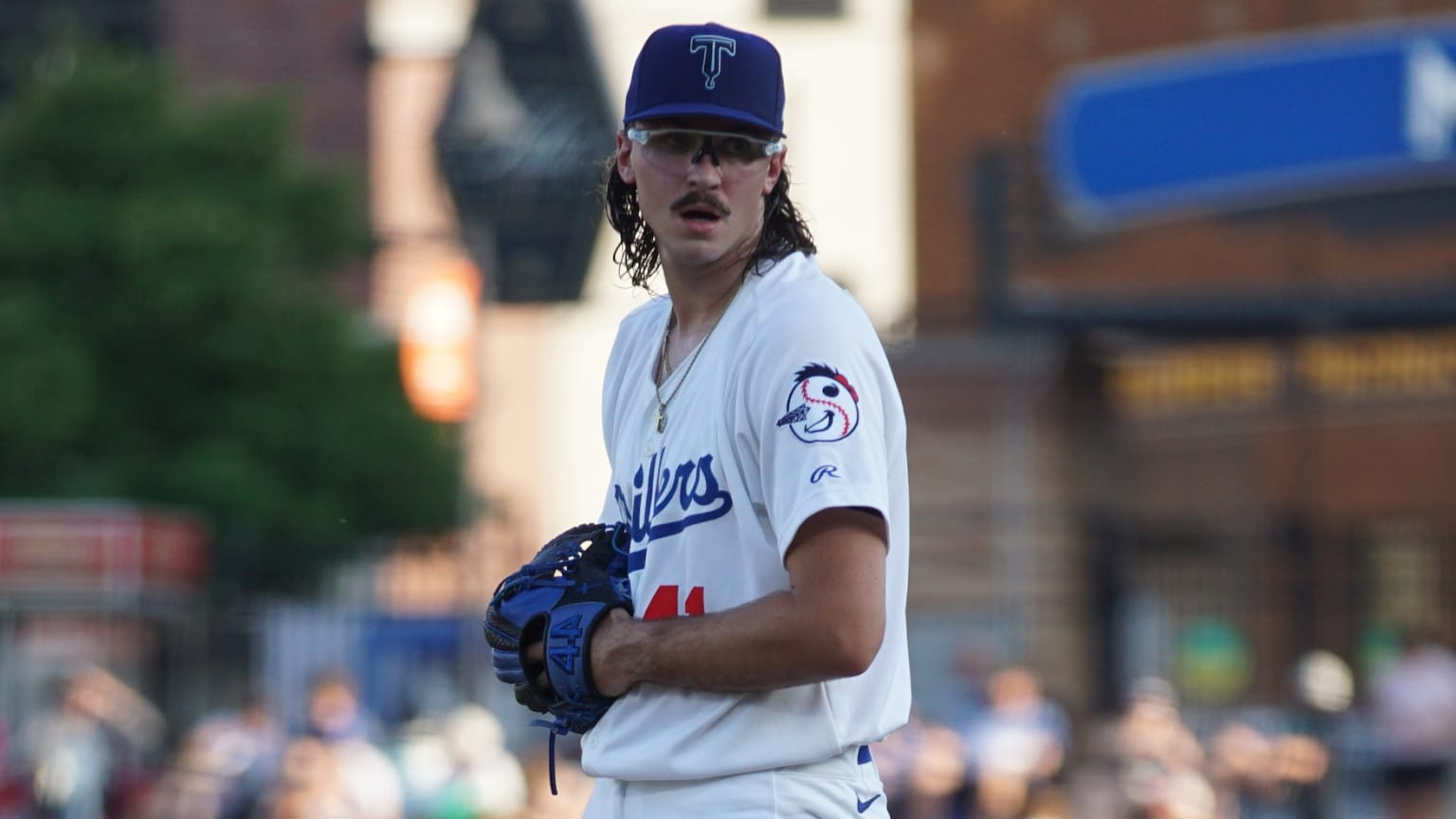 Patrick Copen in action for the Double-A Tulsa Drillers