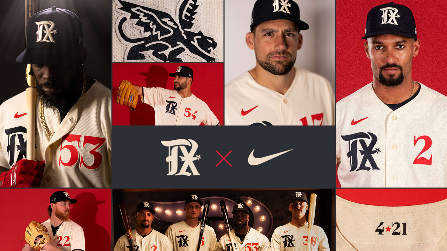 Several images of Rangers in the new uniforms