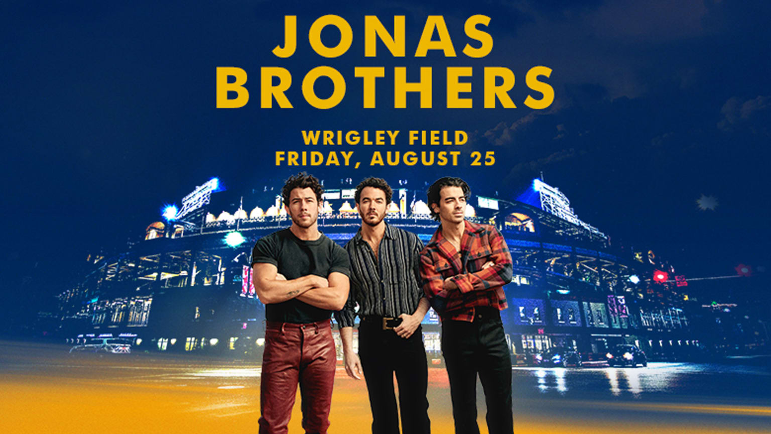 Jonas Brothers at Wrigley Field Chicago Cubs