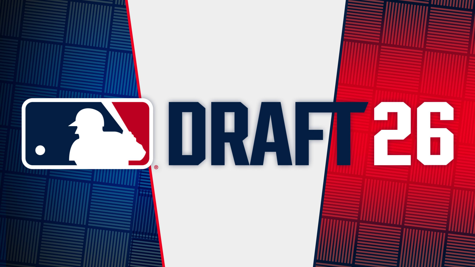 The MLB logo next to the words Draft 26
