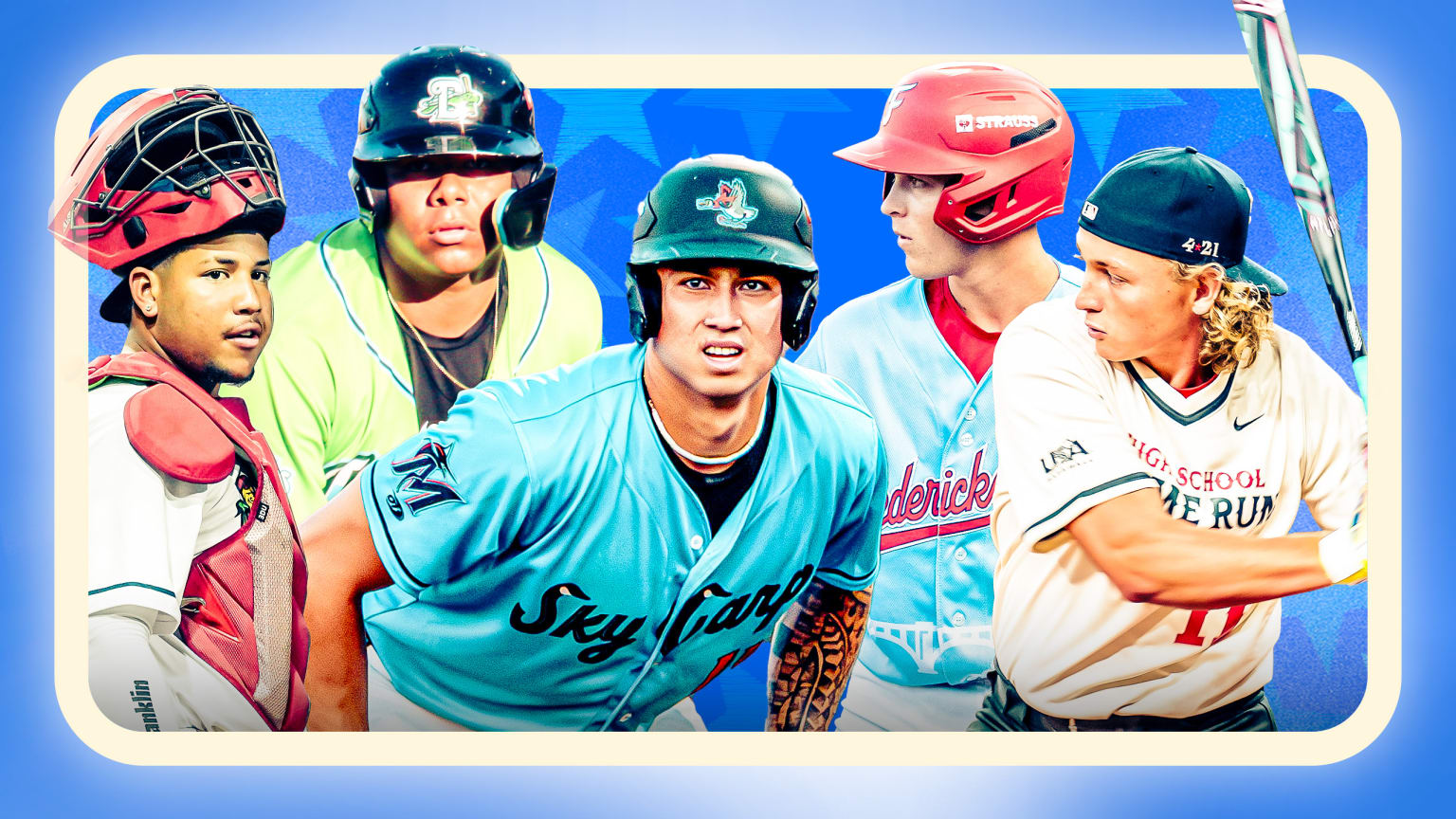 Prospects Eduardo Tait (Twins), Alfredo Duno (Reds), Aiva Arquette (Marlins), Eli Willits (Nationals) and Ethan Holliday (Rockies)
