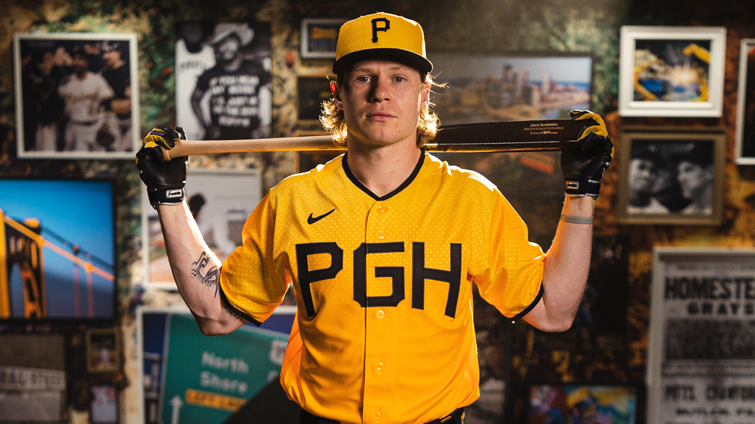 NEW - Pittsburgh Pirates Team 2023 City Connect Name & Number