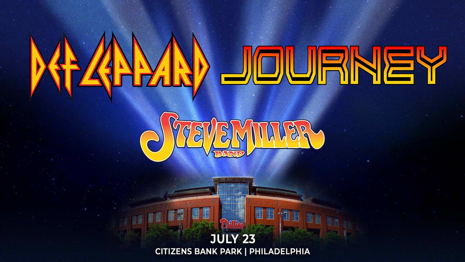 Def Leppard and Journey joined by Steve Miller Band Concert