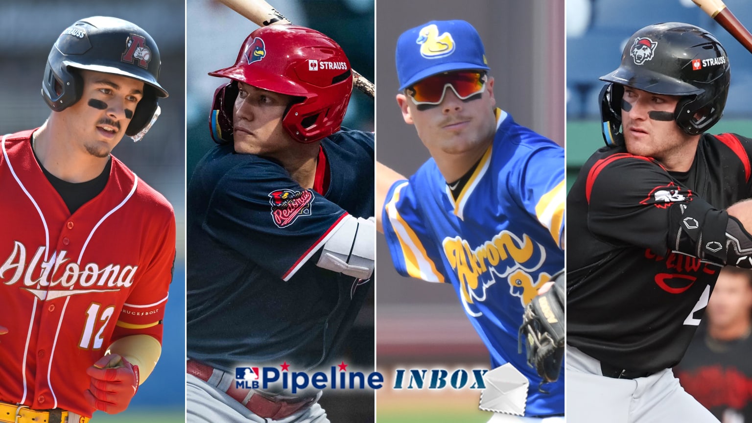 The Pirates' Konnor Griffin, the Cardinals' JJ Wetherholt, the Guardians' Travis Bazzana and the Tigers' Kevin McGonigle