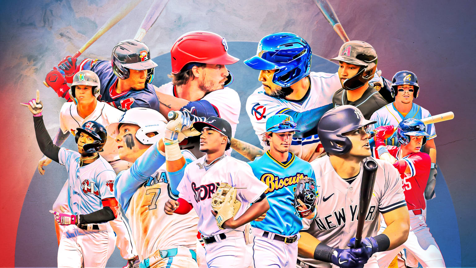 A dozen of the best players in the Minor Leagues with a combo of power and speed