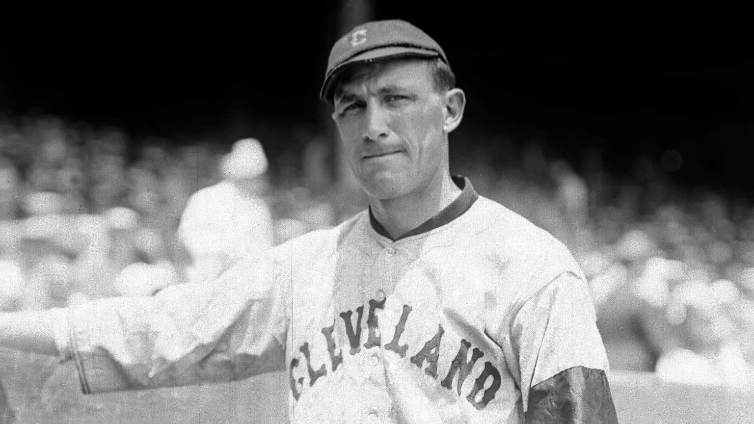 Early 20th century Cleveland infielder Bill Wambsganss is pictured