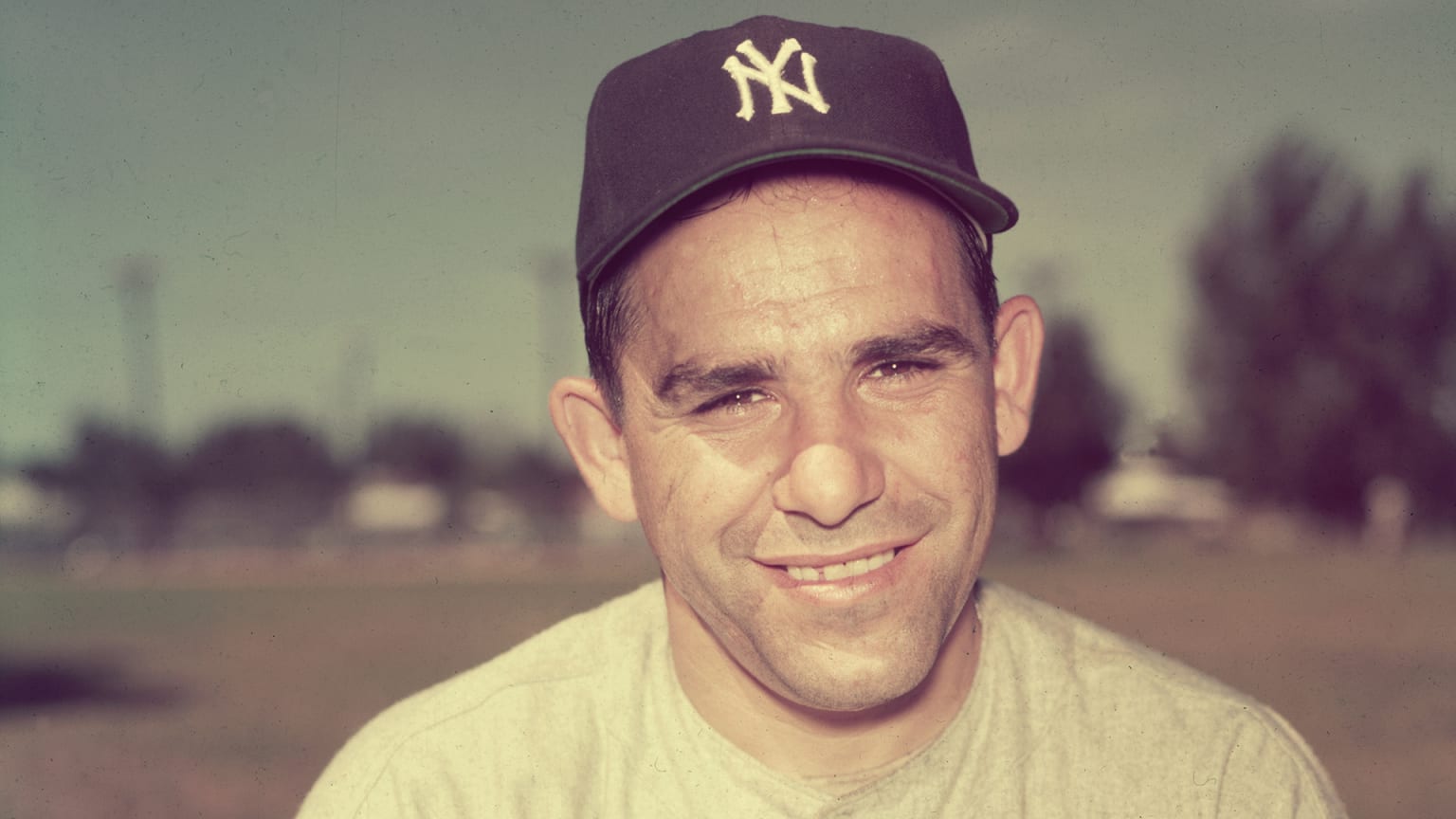 A portrait of Yogi Berra