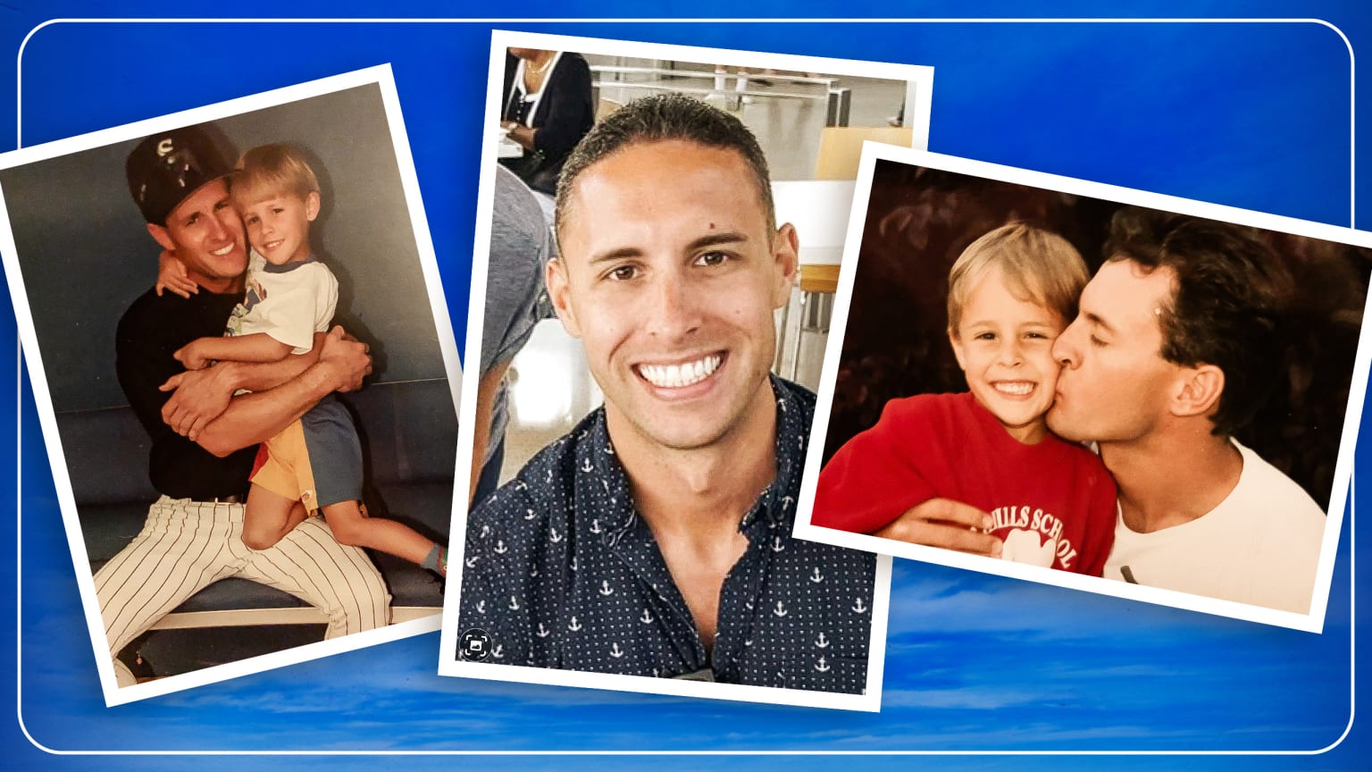 Images of Steve Sax and his son John