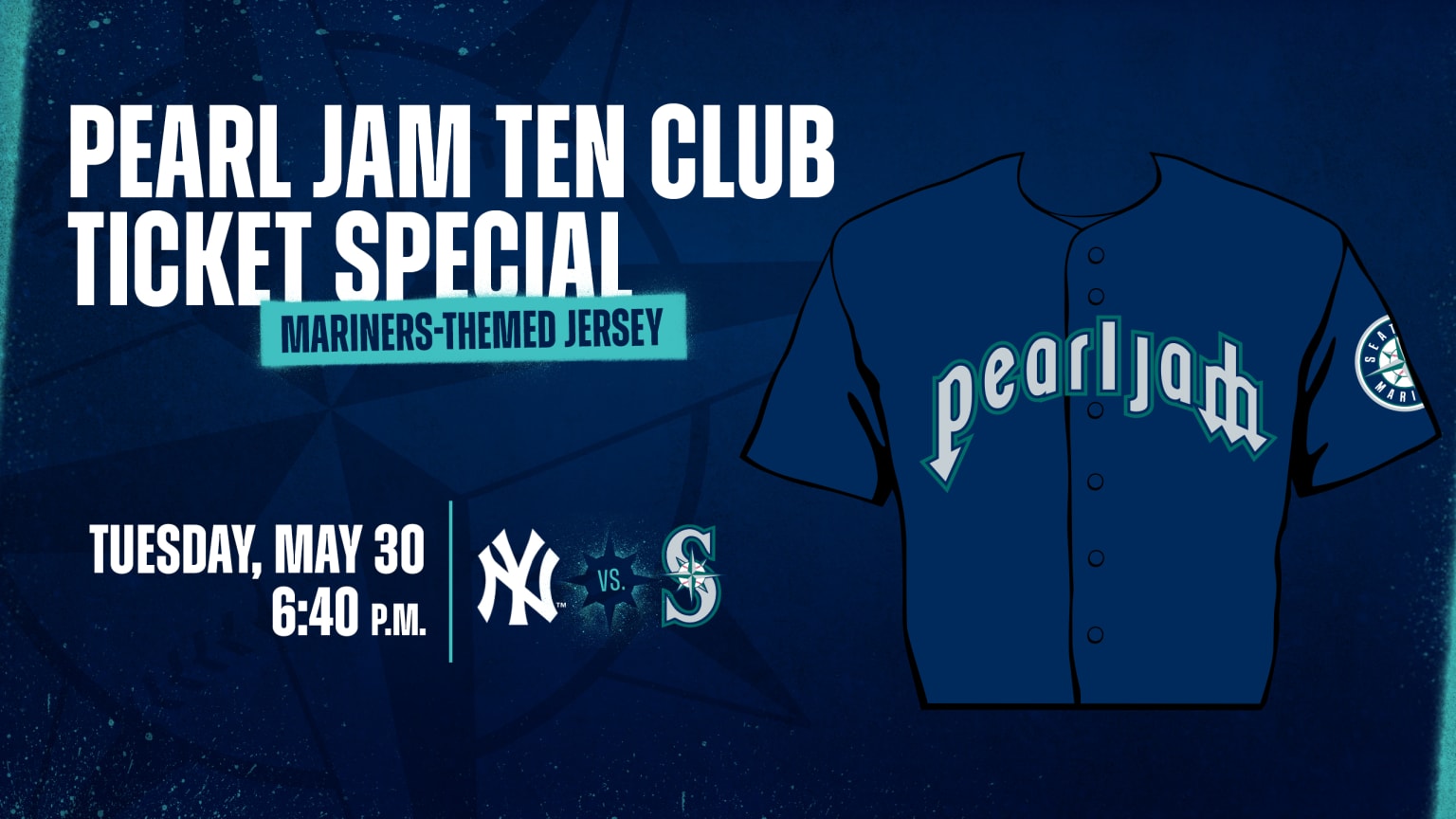 Official Pearl Jam And Mariners Pearl Jam Ten Club Day 2023 T