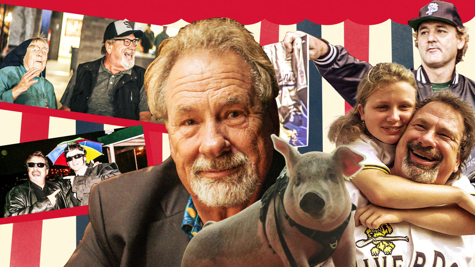 Images of Mike Veeck through the years