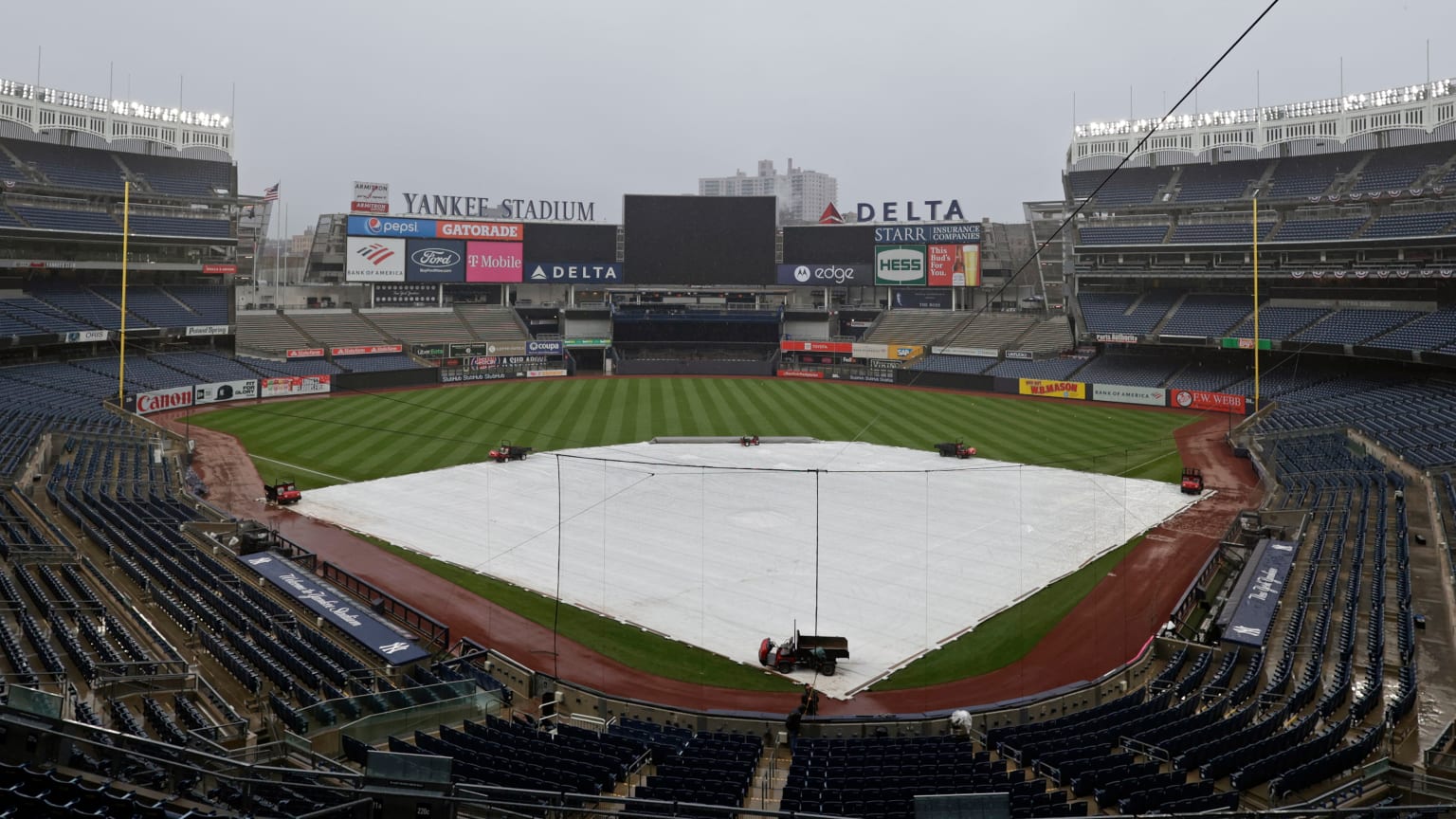 Guardians-Yankees Game 2 postponed, rescheduled for Friday