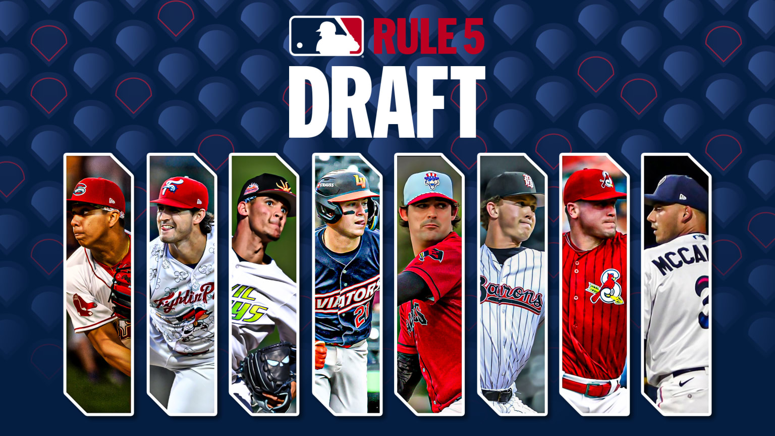 Jedixson Paez, Griff McGarry, Alexander Alberto, Daniel Susac, RJ Petit, Peyton Pallette, Cade Winquest and Zach McCambley