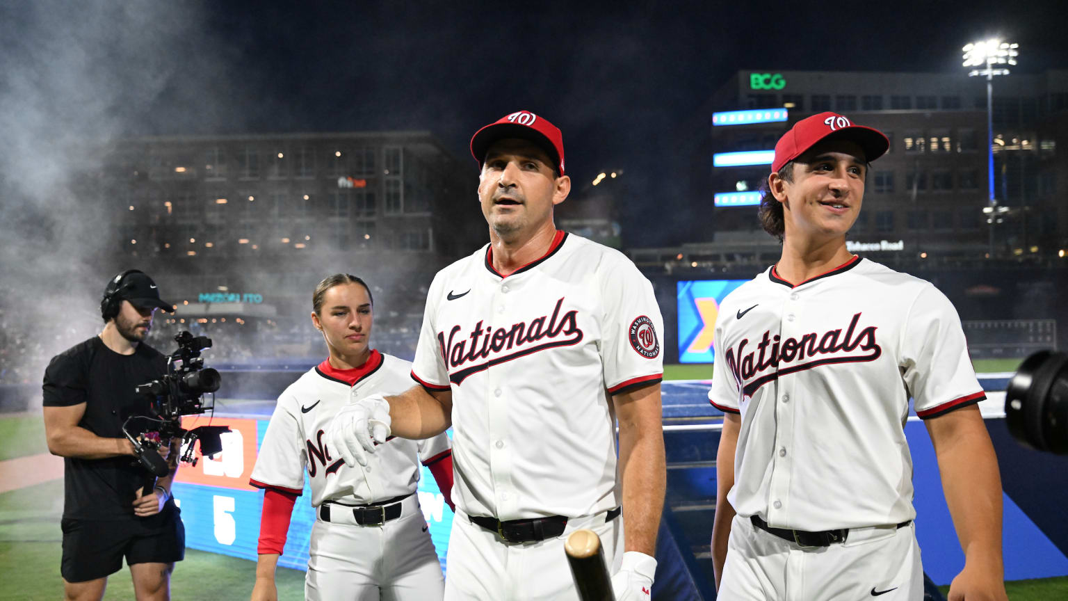 Ali Newland, Ryan Zimmerman and Chris McHugh