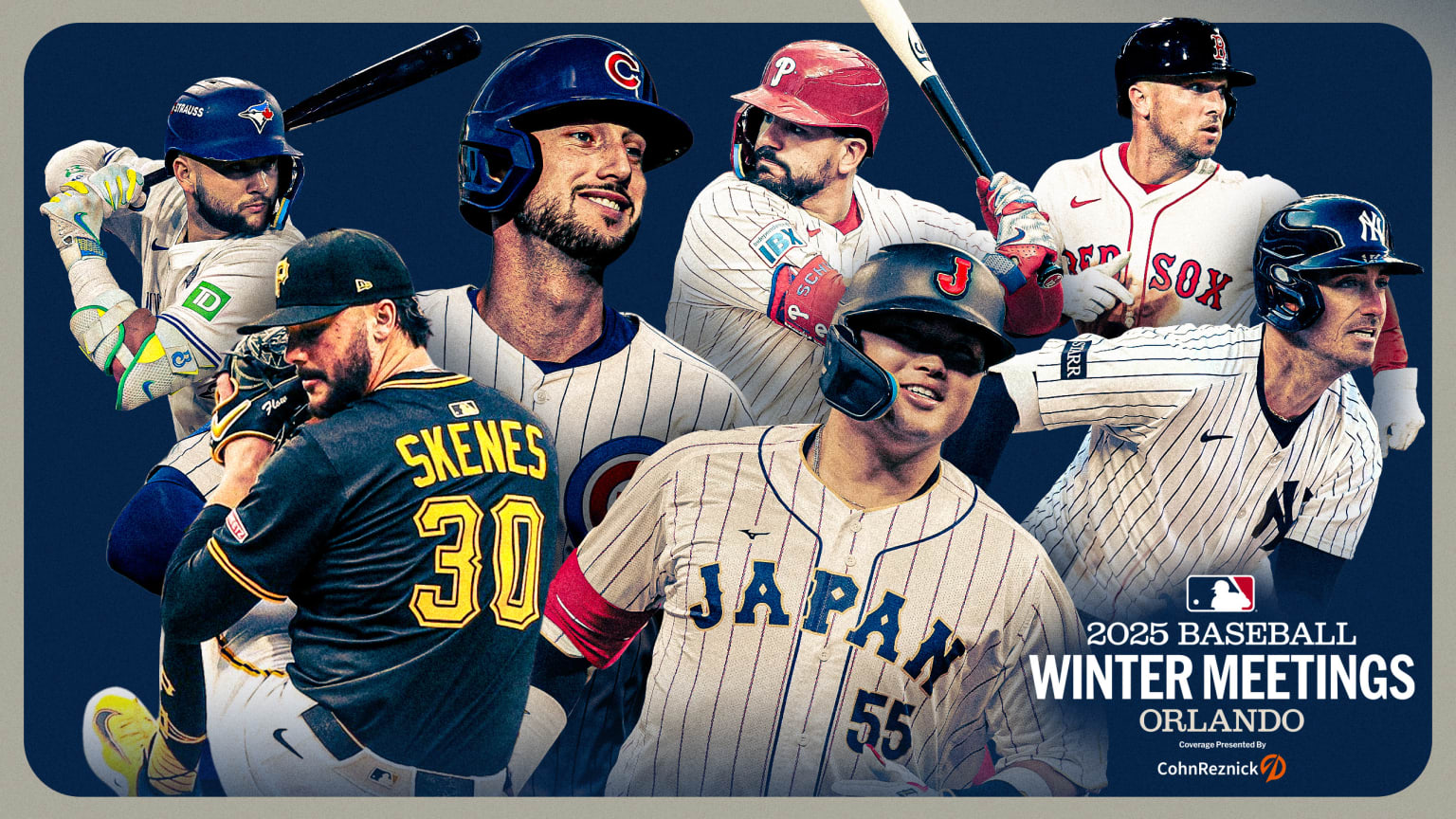 Bo Bichette, Paul Skenes, Kyle Tucker, Kyle Schwarber, Munetaka Murakami, Alex Bregman and Cody Bellinger Bo Bichette, Paul Skenes, Kyle Tucker, Kyle Schwarber, Munetaka Murakami, Alex Bregman and Cody Bellinger