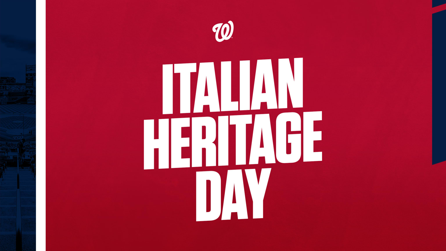 Italian Heritage Day Washington Nationals