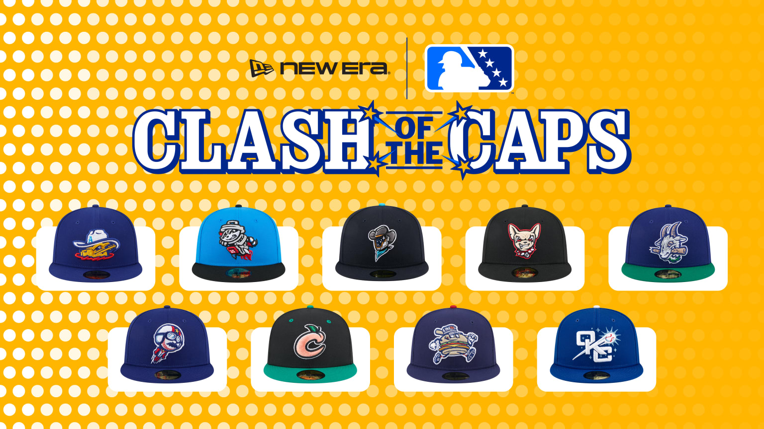 New Era's Clash of the Caps puts Minor League lids up for a fan vote