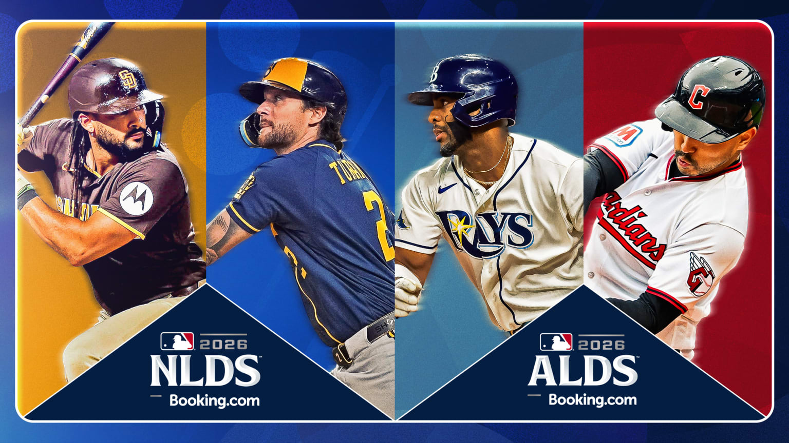 Fernando Tatis Jr., Brice Turang, Yandy Díaz and Steven Kwan