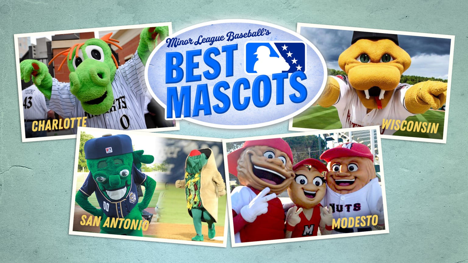 Best mascots in Minor League Baseball