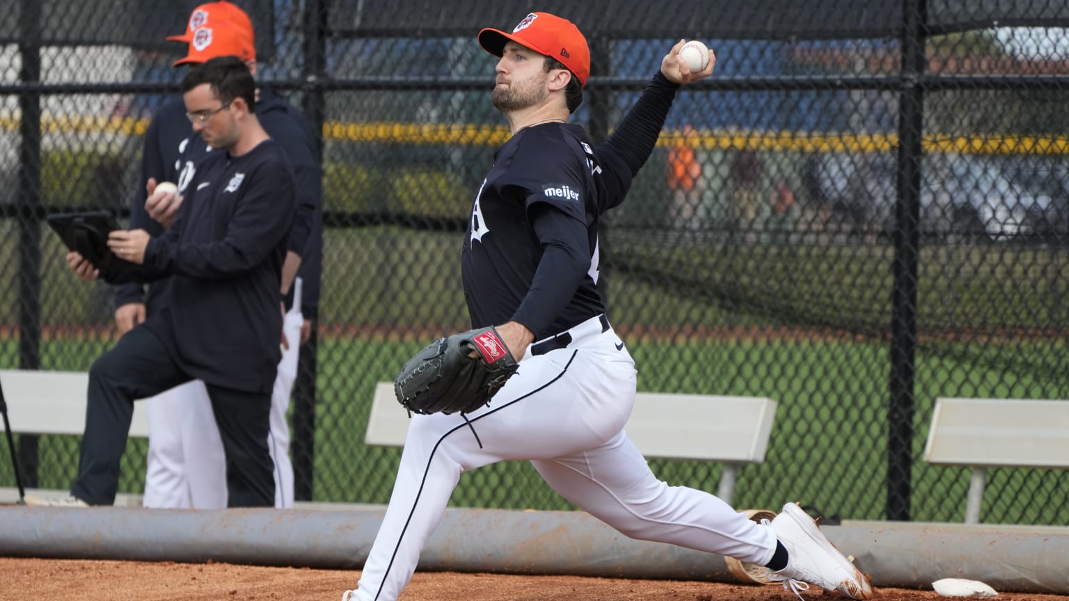 Casey Mize throws impressive batting practice session