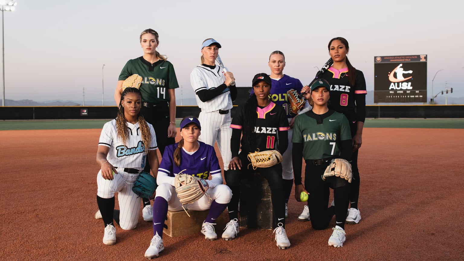 8 players from the Athletes Unlimited Softball League