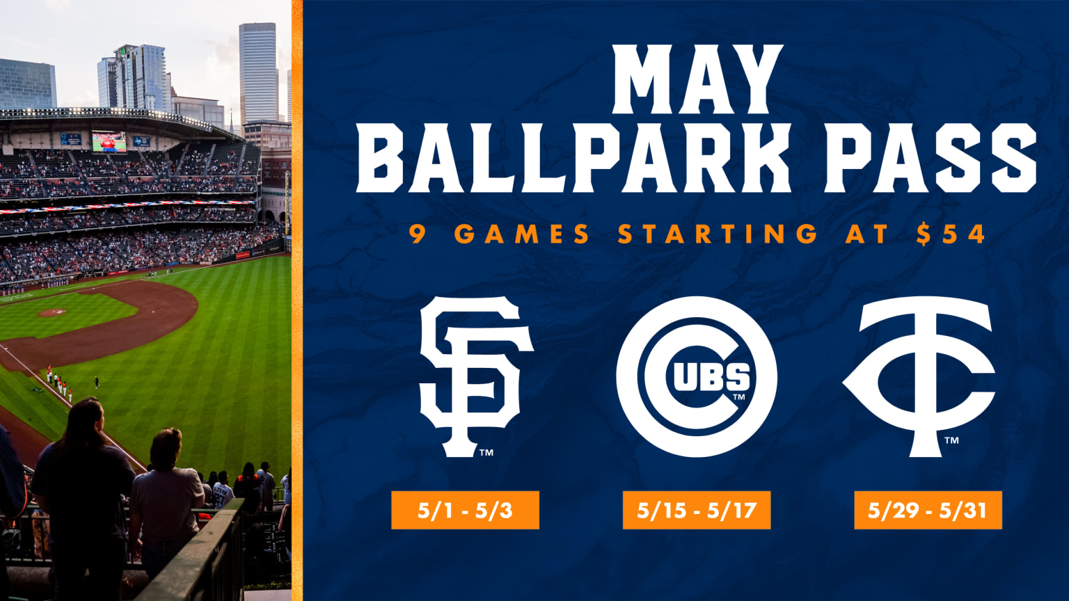 Get an Astros Ballpark Pass Houston Astros