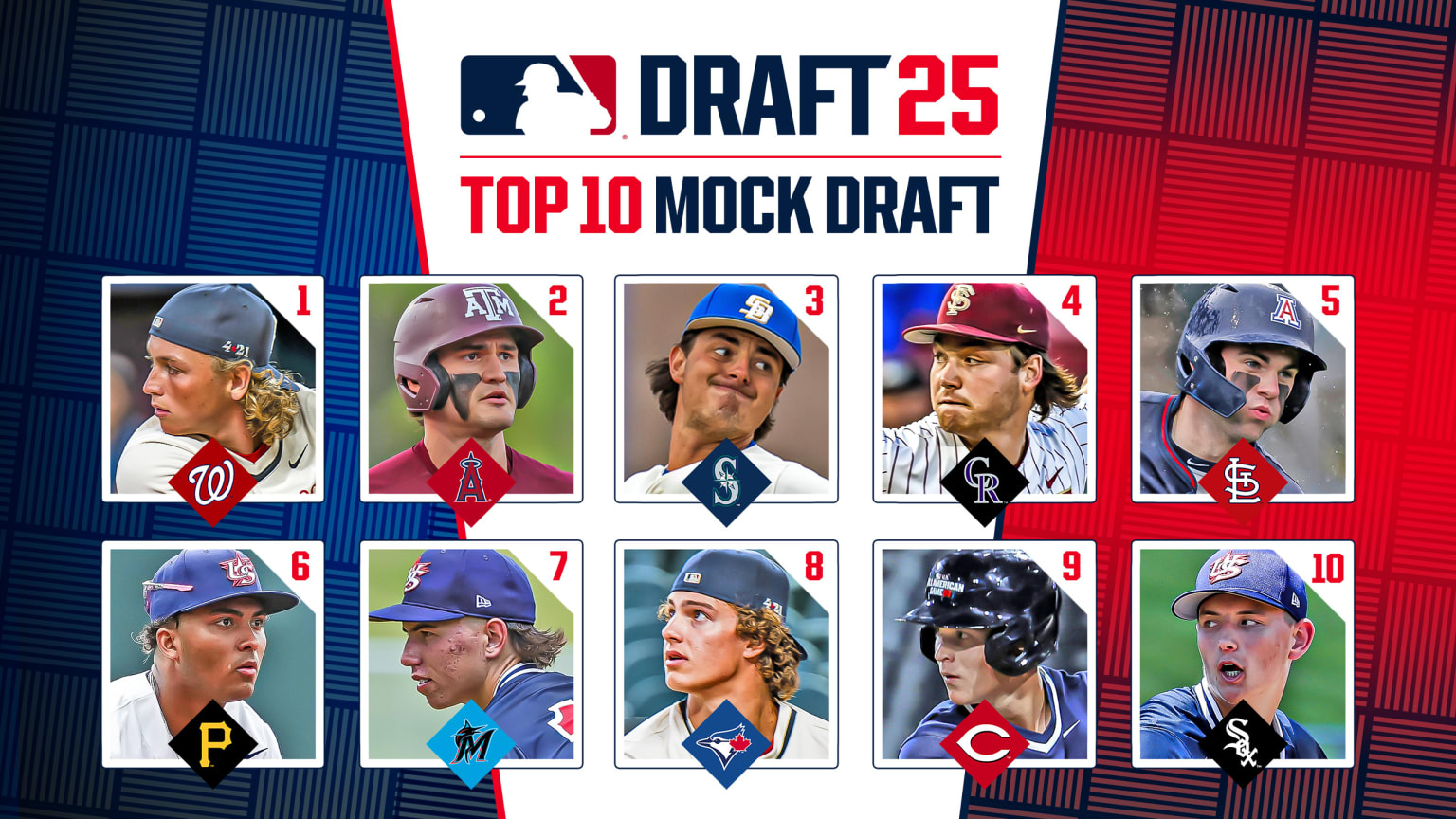 The top 10 picks in our first 2025 mock draft