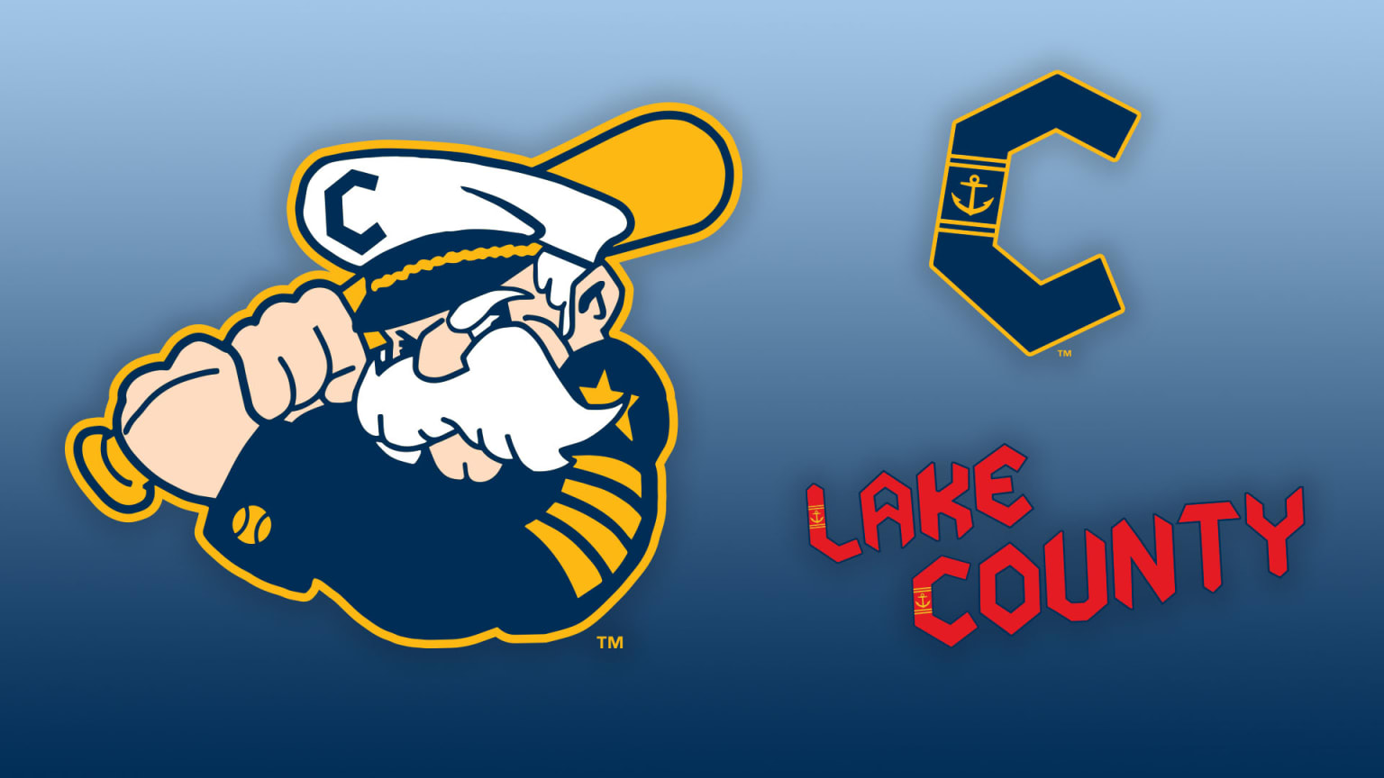 The Lake County Captains have redesigned their logos