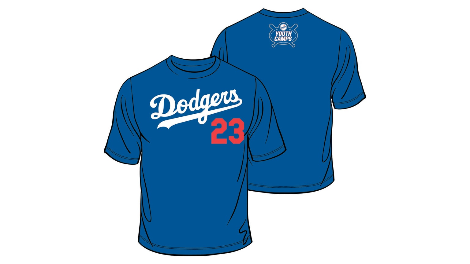 LA Dodgers Camp White T-Shirt